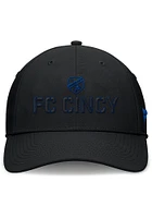 FC Cincinnati Mens Black Stealth Flex Hat