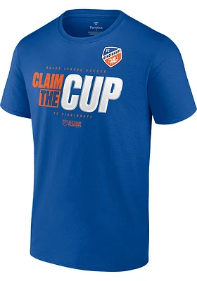 FC Cincinnati Blue End Period 2023 Playoff Participant Short Sleeve T Shirt