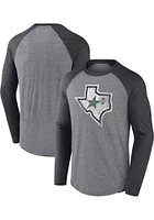 Dallas Stars Grey Confidential Program Long Sleeve Fashion T Shirt