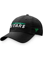 Dallas Stars Authentic Pro Rink Unstructured Adjustable Hat - Black