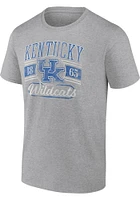 Kentucky Wildcats Grey Oversize Icon Short Sleeve T Shirt