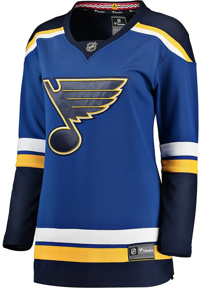 St Louis Blues Womens Breakaway Hockey Jersey - Blue