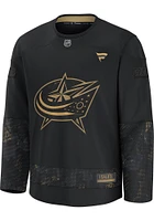 Columbus Blue Jackets Mens Black Military Appreciation Hockey Jersey