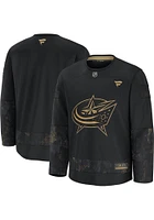 Columbus Blue Jackets Mens Black Military Appreciation Hockey Jersey