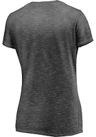 Kansas City Chiefs Womens Charcoal 2022 Super Bowl Champs Victory Formation Short Sleeve T-Shirt