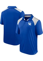 Kentucky Wildcats Mens Blue Primary Logo Short Sleeve Polo