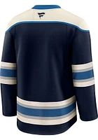 Columbus Blue Jackets Mens Navy Blank Premium Hockey Jersey