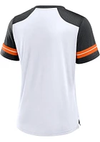 Cincinnati Bengals Womens Lace Up Fashion Football Jersey - White