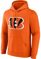 Joe Burrow Cincinnati Bengals Mens Orange Player Icon Hood