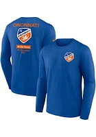 FC Cincinnati Blue Tradition Long Sleeve T Shirt