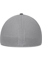 FC Cincinnati Mens Grey Tonal Structured Stretch Spacer Mesh Flex Hat