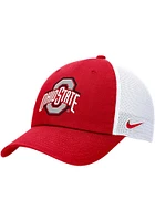 Nike Ohio State Buckeyes Club Unstructured Trucker Adjustable Hat - Red