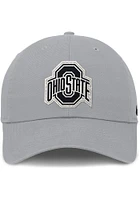 Nike Ohio State Buckeyes Club Cap Unstructured Adjustable Hat - Grey