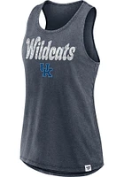 Kentucky Wildcats Womens Grey Snow Wash Tank Top