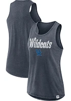 Kentucky Wildcats Womens Grey Snow Wash Tank Top