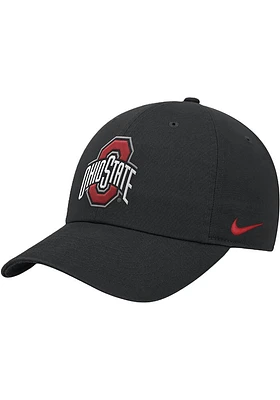 Nike Ohio State Buckeyes Club Cap Unstructured Adjustable Hat - Black