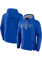 Kentucky Wildcats Mens Blue Heritage Second Wind Long Sleeve Hoodie