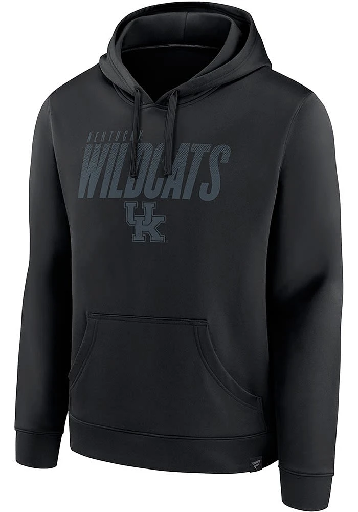 Kentucky Wildcats Mens Black Defender Monochrome Fade Hood