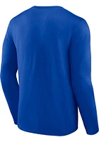 Kentucky Wildcats Blue Badging Cotton Long Sleeve T Shirt