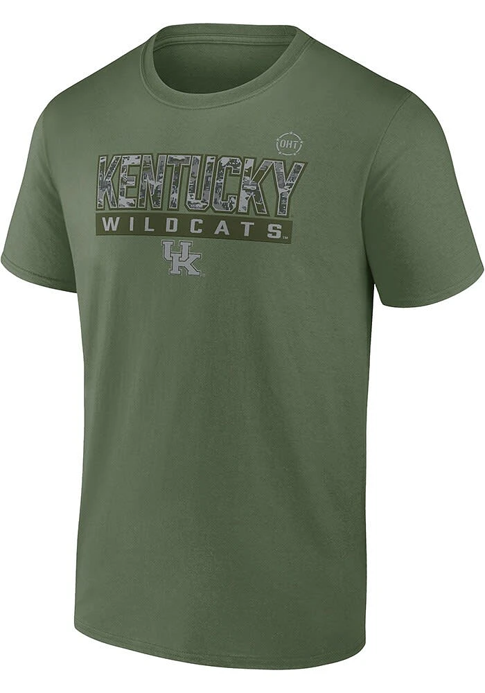 Kentucky Wildcats Olive Operation Hat Trick Galley Short Sleeve T Shirt