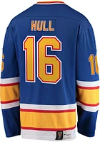 Brett Hull St Louis Blues Mens Blue Alternate Breakaway Hockey Jersey
