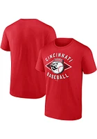 Cincinnati Reds Red Arched City Coop Logo Baseball Short Sleeve T Shirt