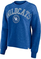 Kentucky Wildcats Womens Blue Traditional Crew Sweatshirt