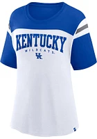 Kentucky Wildcats Womens Blue Winning Gear Short Sleeve T-Shirt