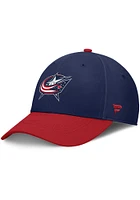 Columbus Blue Jackets Mens Navy 2024 Authentic Pro Rink 2T Stretch Flex Hat