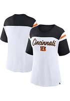 Cincinnati Bengals Womens Black Cheer Chant Short Sleeve T-Shirt