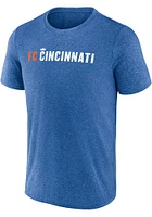 FC Cincinnati Blue Wordmark Short Sleeve T Shirt