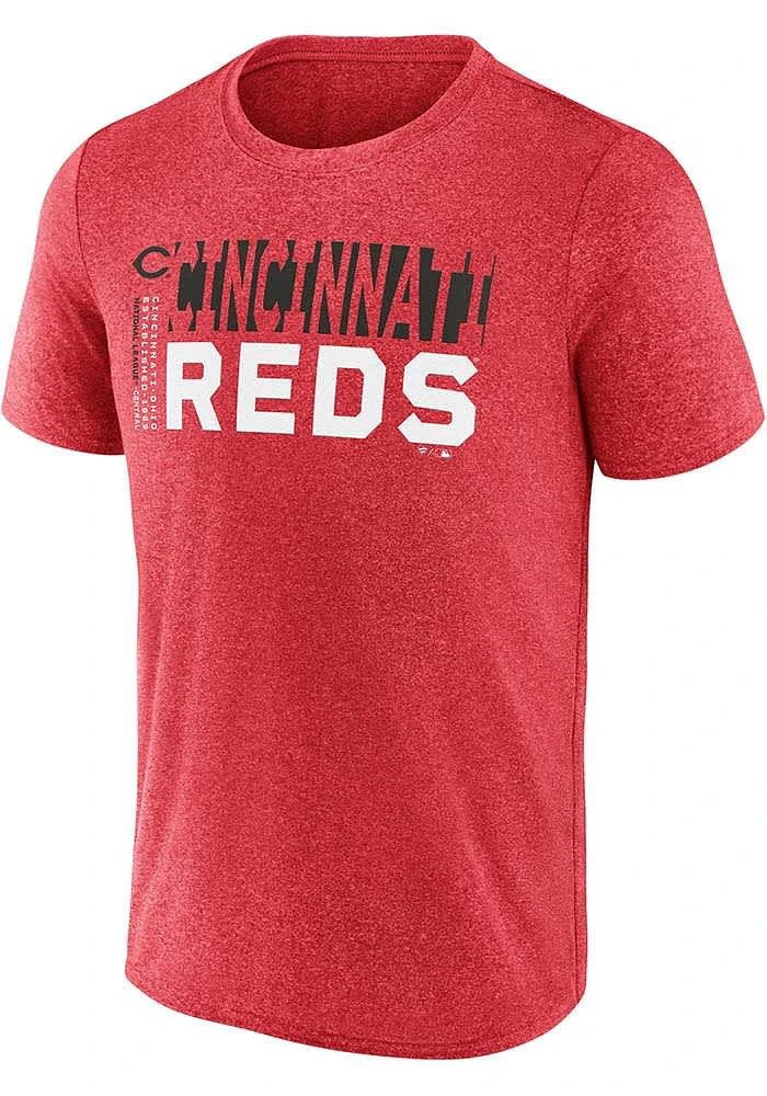 Cincinnati Reds Red Fundamentals Short Sleeve T Shirt