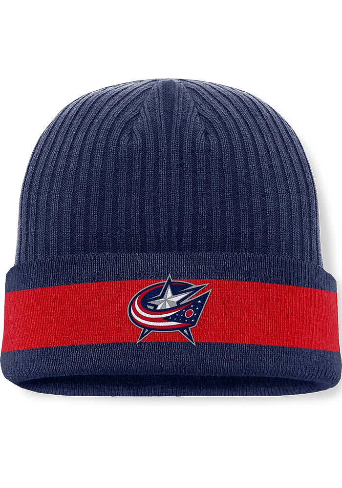 Columbus Blue Jackets Blue Blueliner Cuff Mens Knit Hat