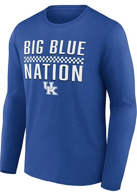 Kentucky Wildcats Blue Once and Always Long Sleeve T Shirt