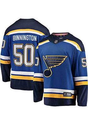Jordan Binnington St Louis Blues Mens Blue 2019 Home Breakaway Hockey Jersey