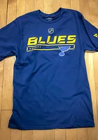 St Louis Blues Navy Blue Pro Prime Short Sleeve T Shirt