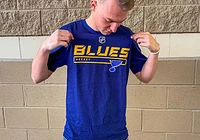 St Louis Blues Navy Blue Pro Prime Short Sleeve T Shirt