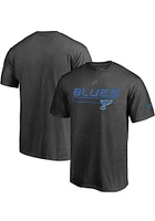 St Louis Blues Charcoal Pro Prime Short Sleeve T Shirt