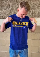St Louis Blues Navy Blue Pro Tricode Short Sleeve T Shirt