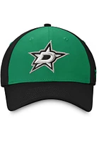 Dallas Stars Mens Black Iconic 2T Flex Hat