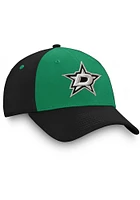 Dallas Stars Mens Black Iconic 2T Flex Hat