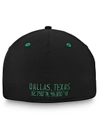 Dallas Stars Mens Black Iconic 2T Flex Hat