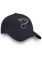 St Louis Blues Alpha Adjustable Hat - Navy Blue
