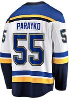 Colton Parayko St Louis Blues Mens White Away Hockey Jersey