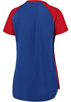Chicago Cubs Womens Iconic League Diva Fashion Baseball Jersey - Blue