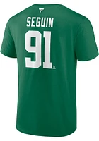 Tyler Seguin Dallas Stars Green Authentic Stack Short Sleeve Player T Shirt