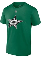 Tyler Seguin Dallas Stars Green Authentic Stack Short Sleeve Player T Shirt