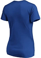 St Louis Blues Womens Blue Gloria! Short Sleeve T-Shirt