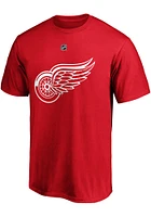 Dylan Larkin Detroit Red Wings Authentic Stack Short Sleeve Player T Shirt