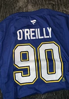 Ryan O'Reilly St Louis Blues Blue Authentic Stack Short Sleeve Player T Shirt